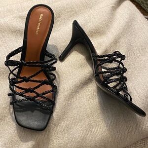 Reformation heel sandals